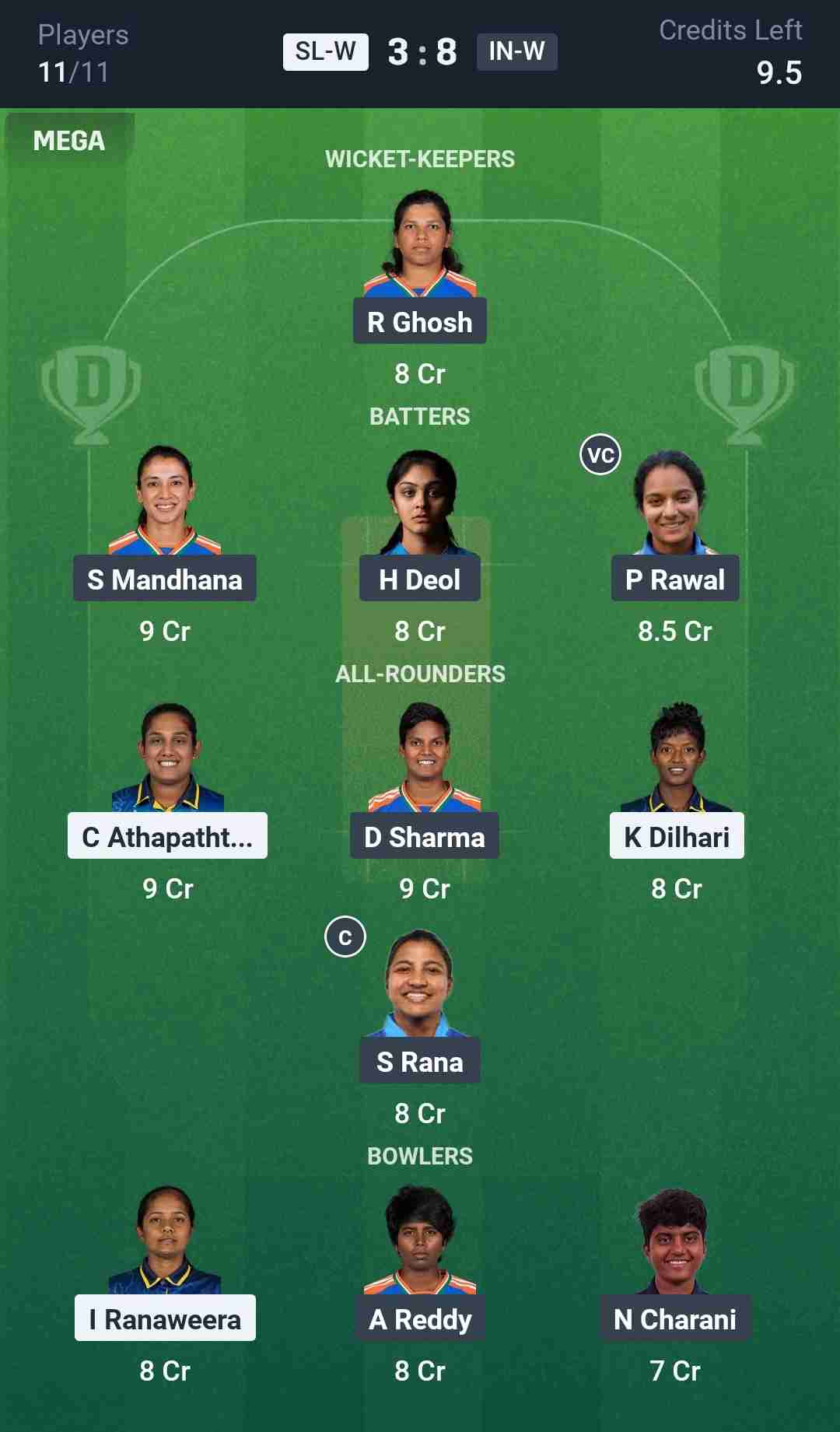 Fantasy Team Screenshot