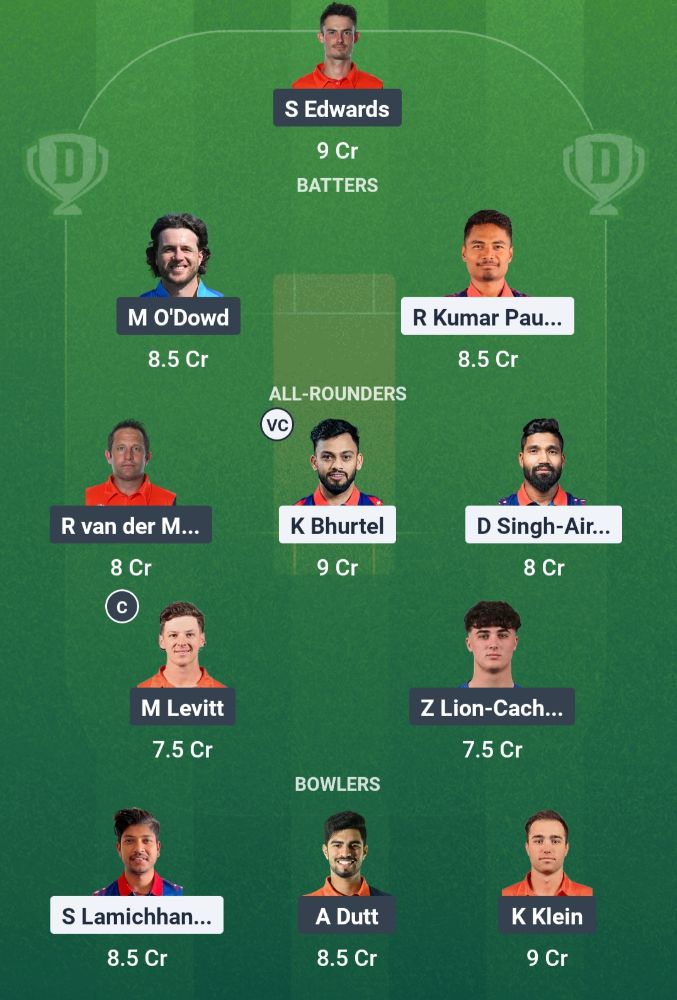 Fantasy Team Screenshot
