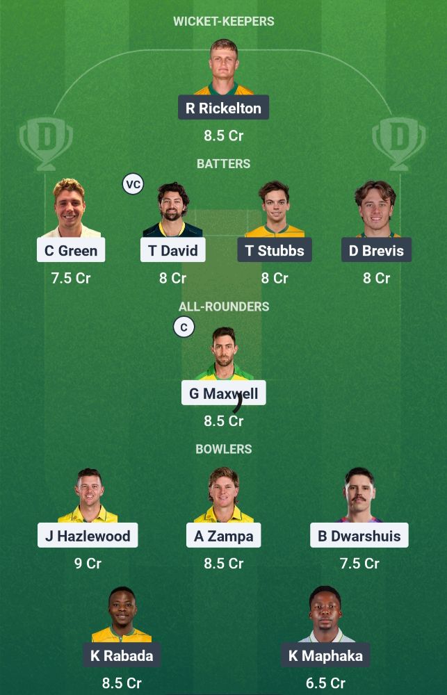 Fantasy Team Screenshot